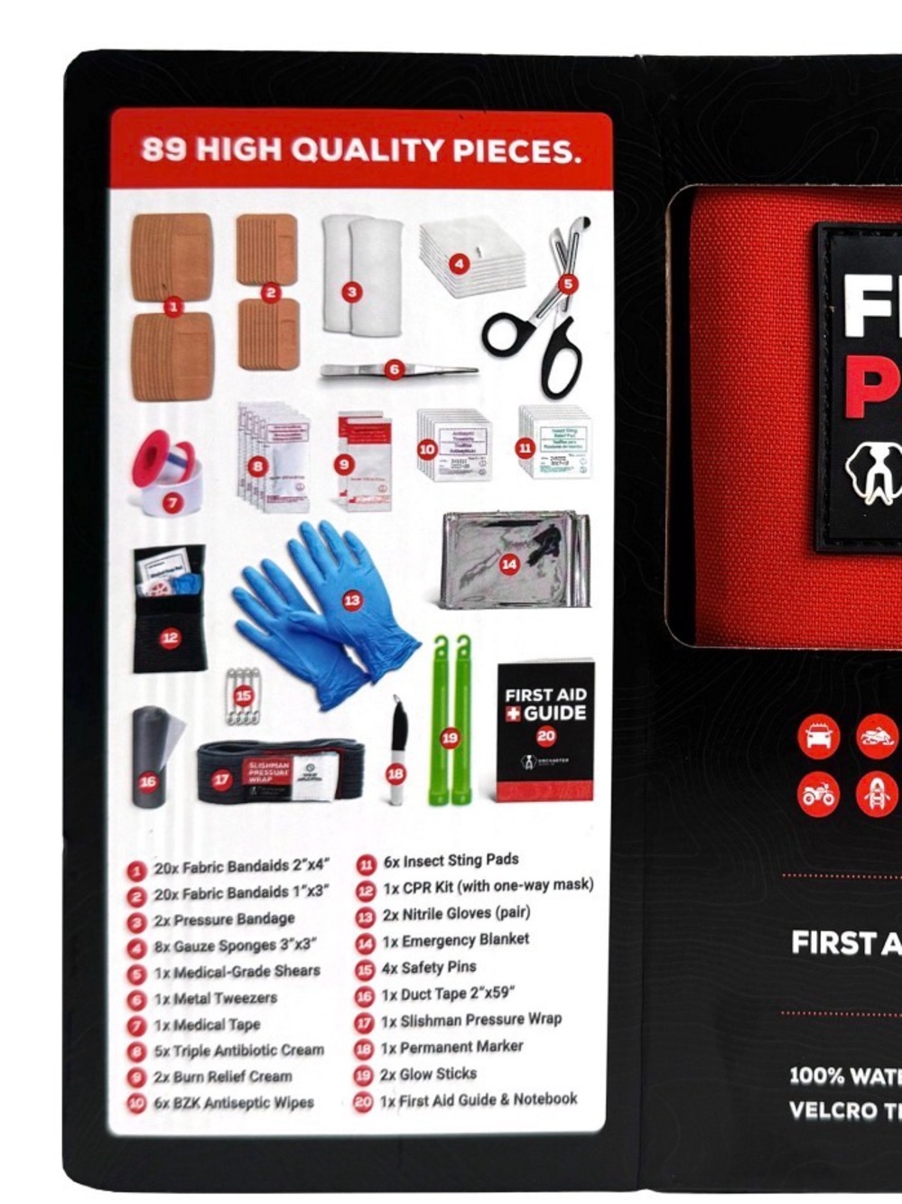 First Aid Premium Kit – Red - Picture 2 of 8